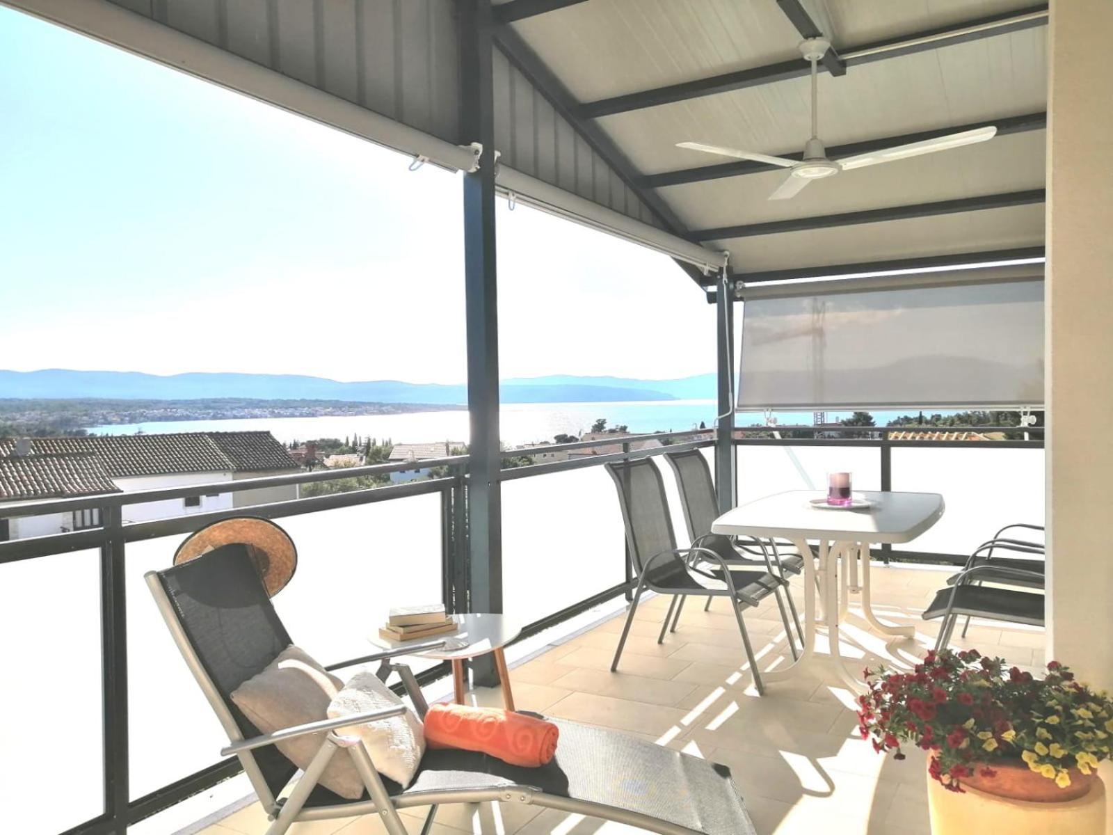 Lovely Sea View House 2 In Malinska Island Krk Екстер'єр фото